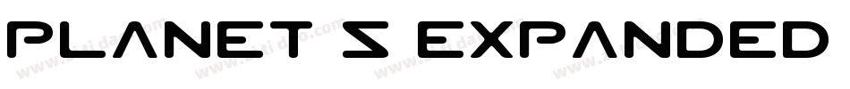 Planet S Expanded Italic字体转换